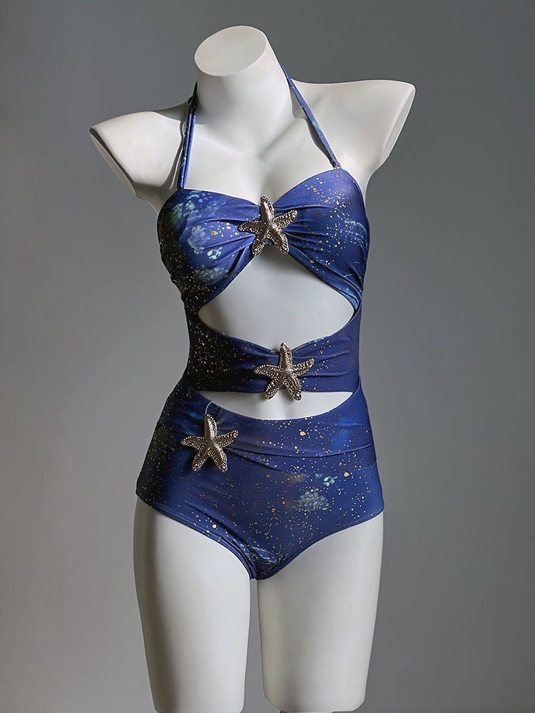 Sea Stars Monokini with Skirt